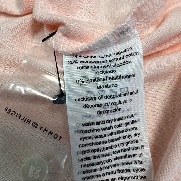 Tommy Hilfiger Women’s Pink Long Sleeve Polo Top Size XL - Picture 8 of 12